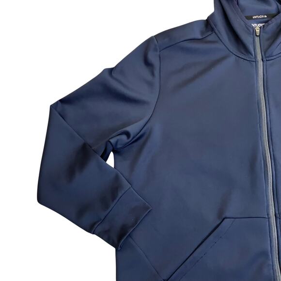 UNTUCKIT Mens 3XL Rivera Full Zip Hoodie Workout Sweatshirt Jacket Stretchy - Picture 10 of 16